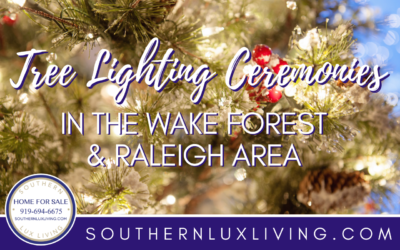 Tree Lighting Ceremonies In the Wake Forest & Raleigh Area