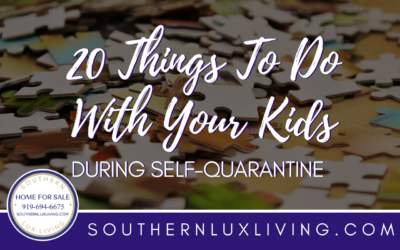 20 Things To Do With Your Kids During Self-Quarantine