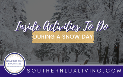 Inside Activities to do During a Snow Day